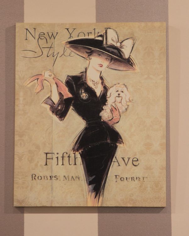 New York Lady Canvas